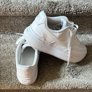 Nike Women’s All-White Platform Sneakers